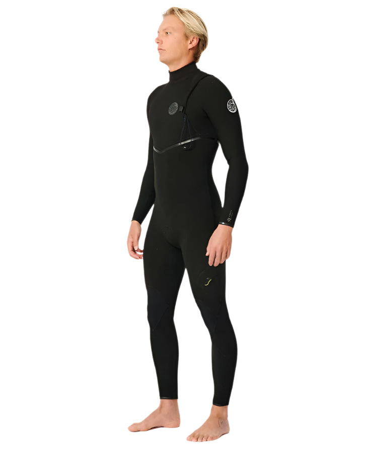 Rip Curl E Bomb 3/2 Gb Zip Free Steamer Wetsuit Black