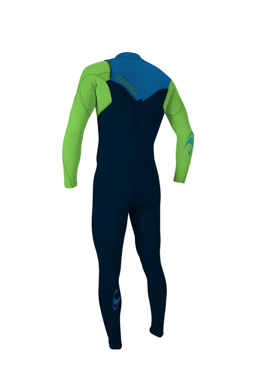 O'Neill Youth Hammer 3/2mm Wetsuit Chest Zip Blue/Green