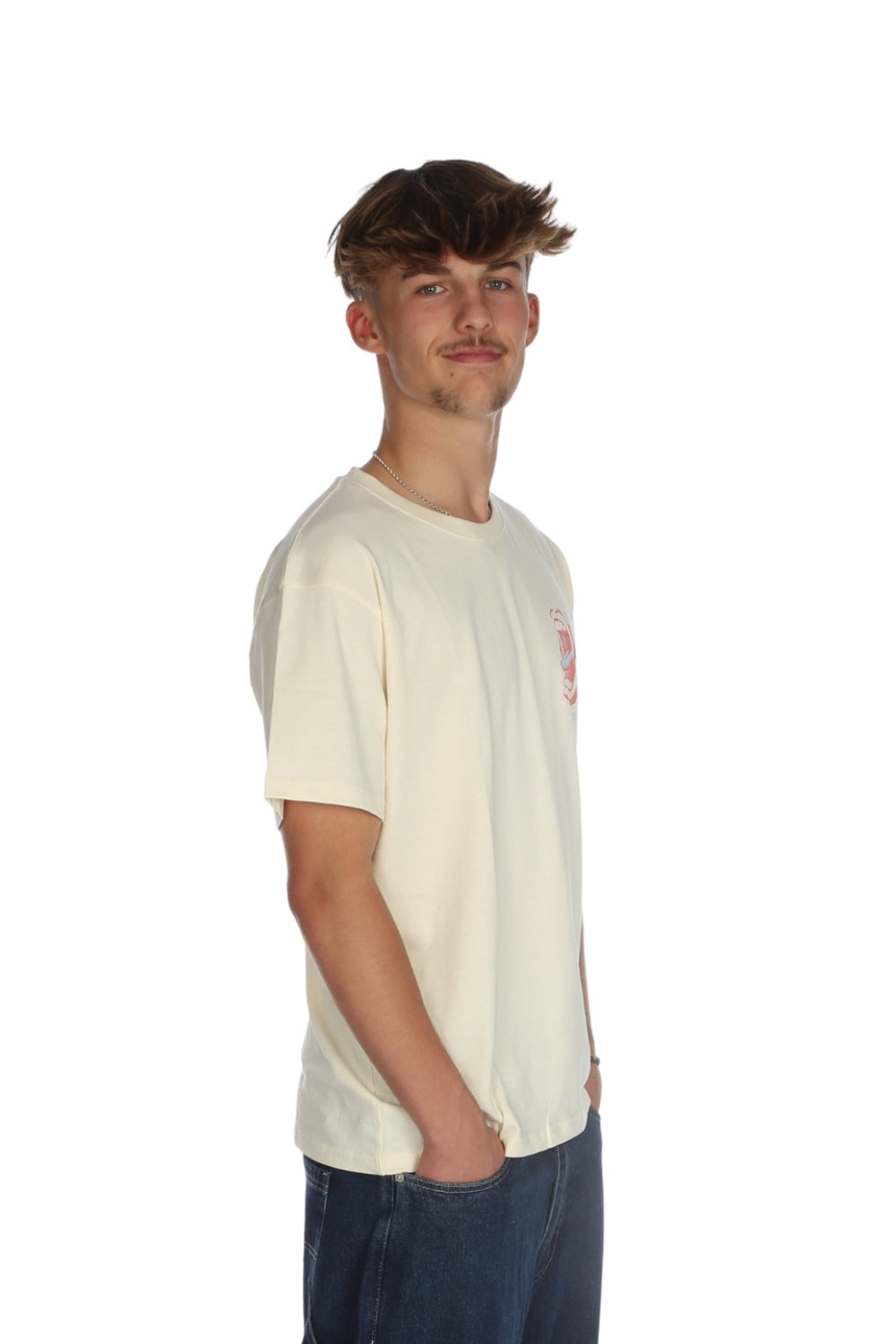 Santa Cruz Vintage Screaming Connect T-Shirt Unbleached Cotton