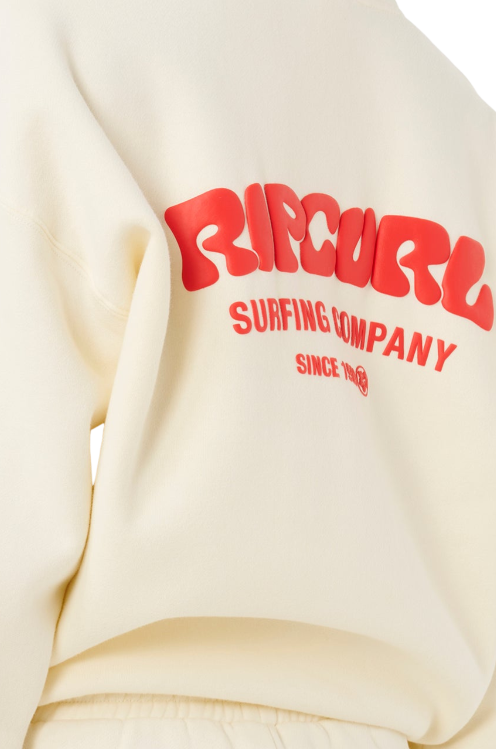 Rip Curl Surf Puff Heritage Womens Hoodie Cayenne