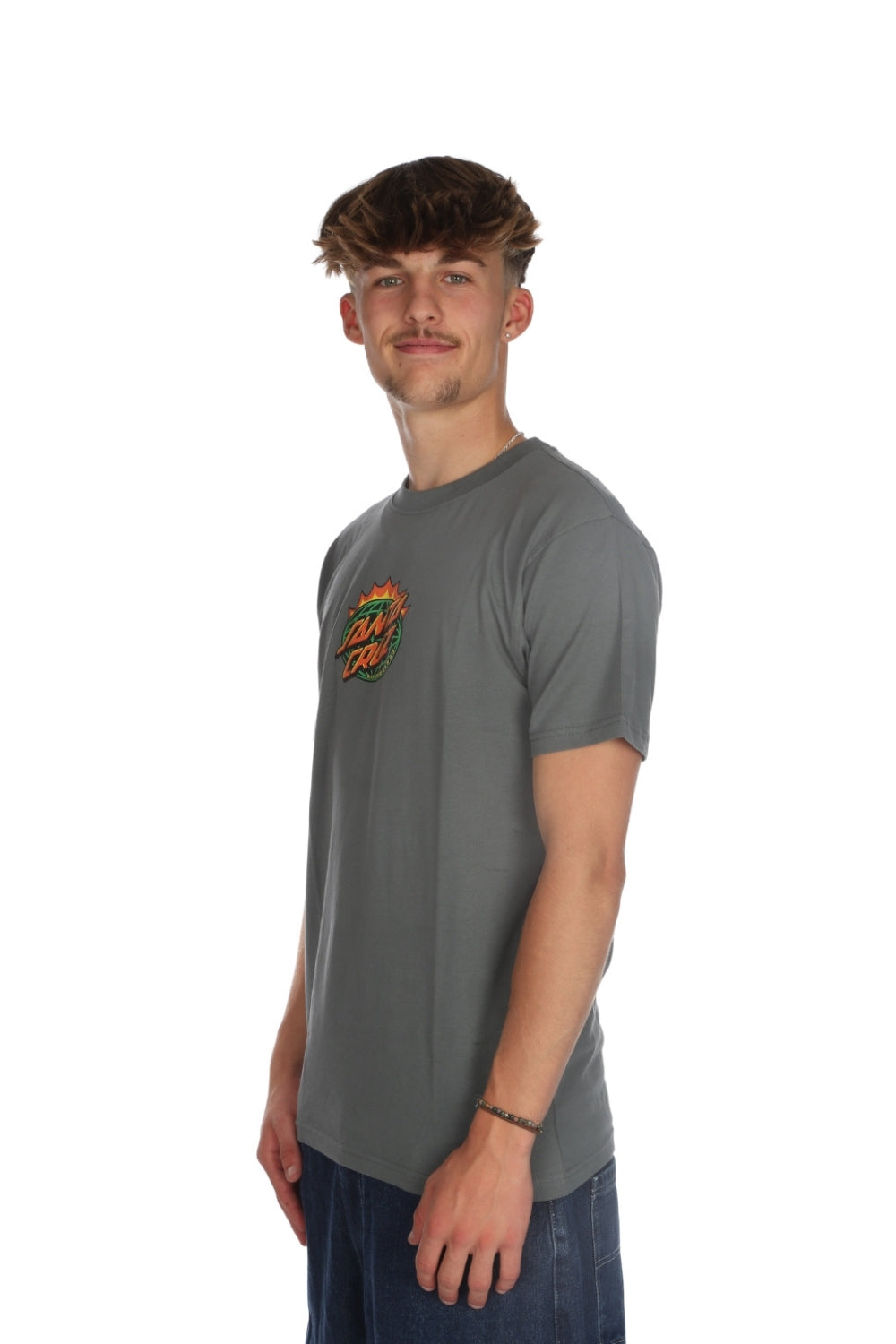 Santa Cruz Kendall End Of The Dot T-Shirt Storm Grey