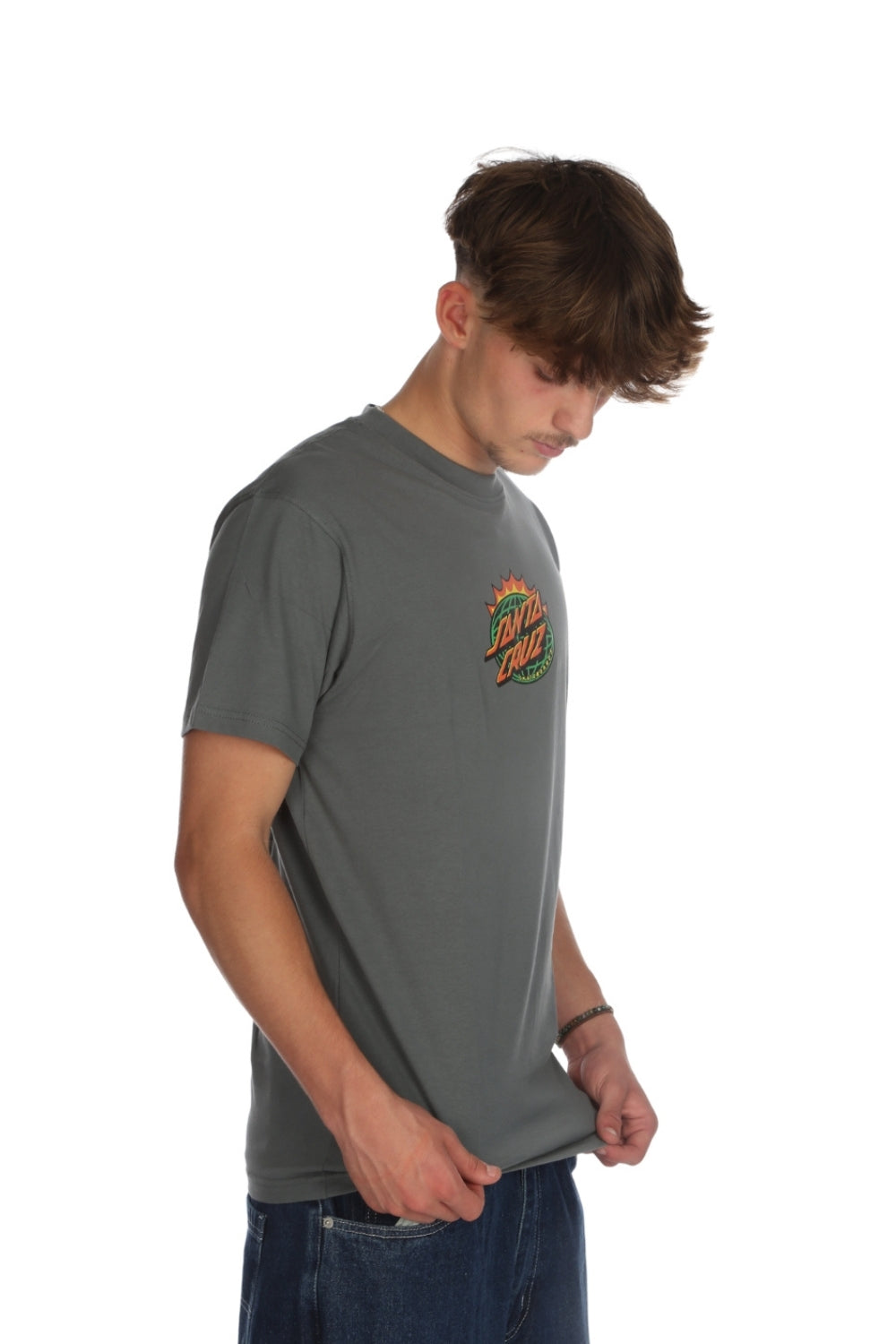 Santa Cruz Kendall End Of The Dot T-Shirt Storm Grey