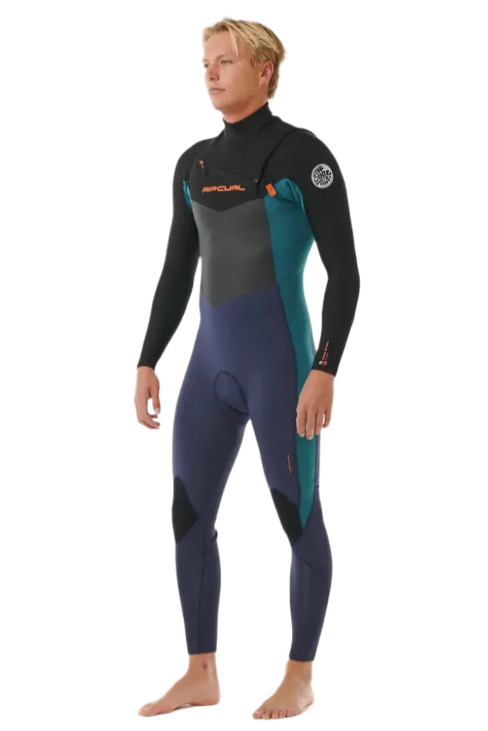 Rip Curl Dawn Patrol Chest Zip 4/3 GB Steamer Wetsuit Purple Night