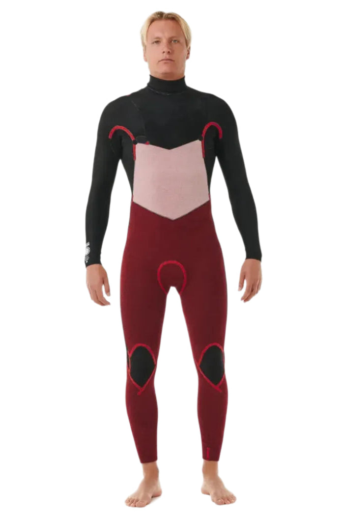 Rip Curl Dawn Patrol Chest Zip 4/3 GB Steamer Wetsuit Purple Night