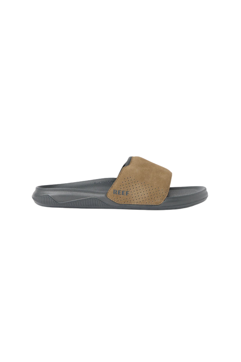 Reef Tailslide Mens Slide Sandals Grey/Tan