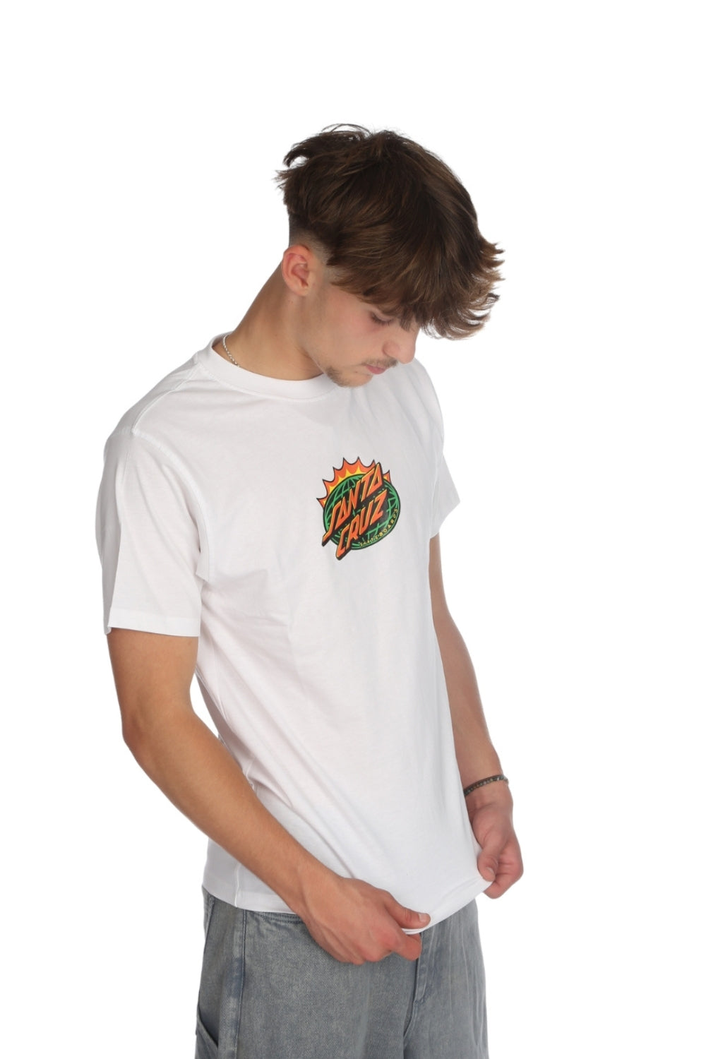 Santa Cruz Kendall End Of The Dot T-Shirt White