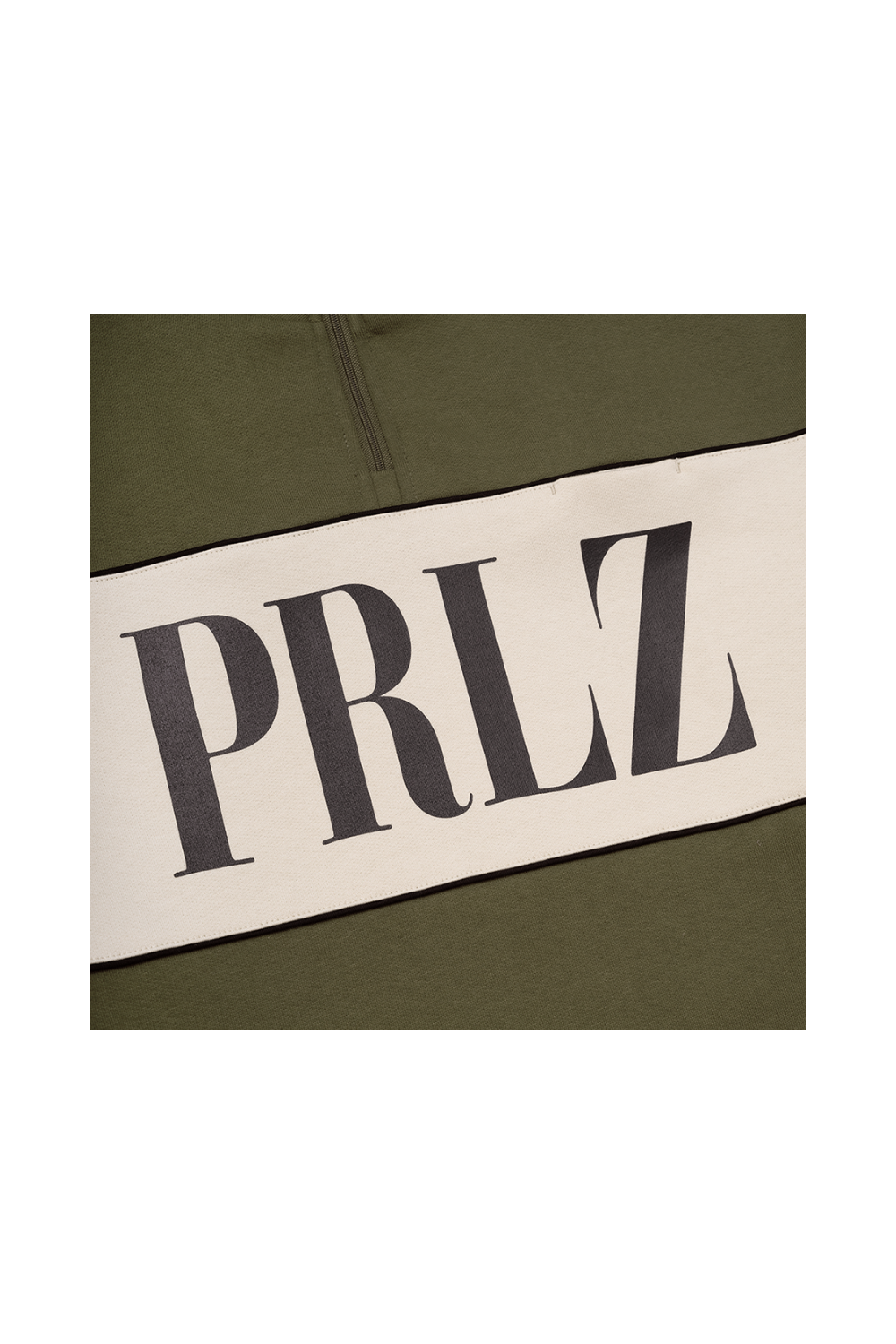 Parlez Horizon 1/4 Zip Sweatshirt Moss