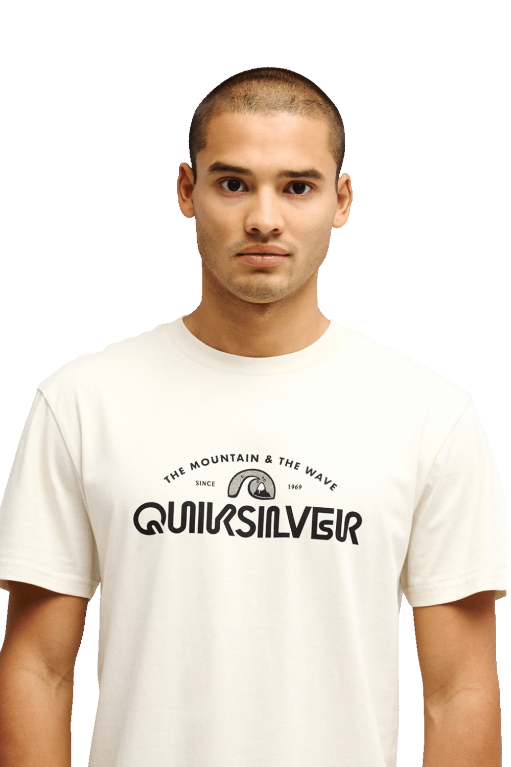 Quiksilver EV Vista Mens T-Shirt Bone White
