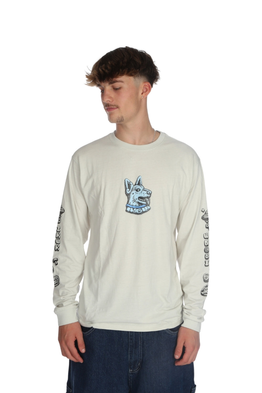 Santa Cruz Winkowski Dog Long Sleeve T-Shirt Mist