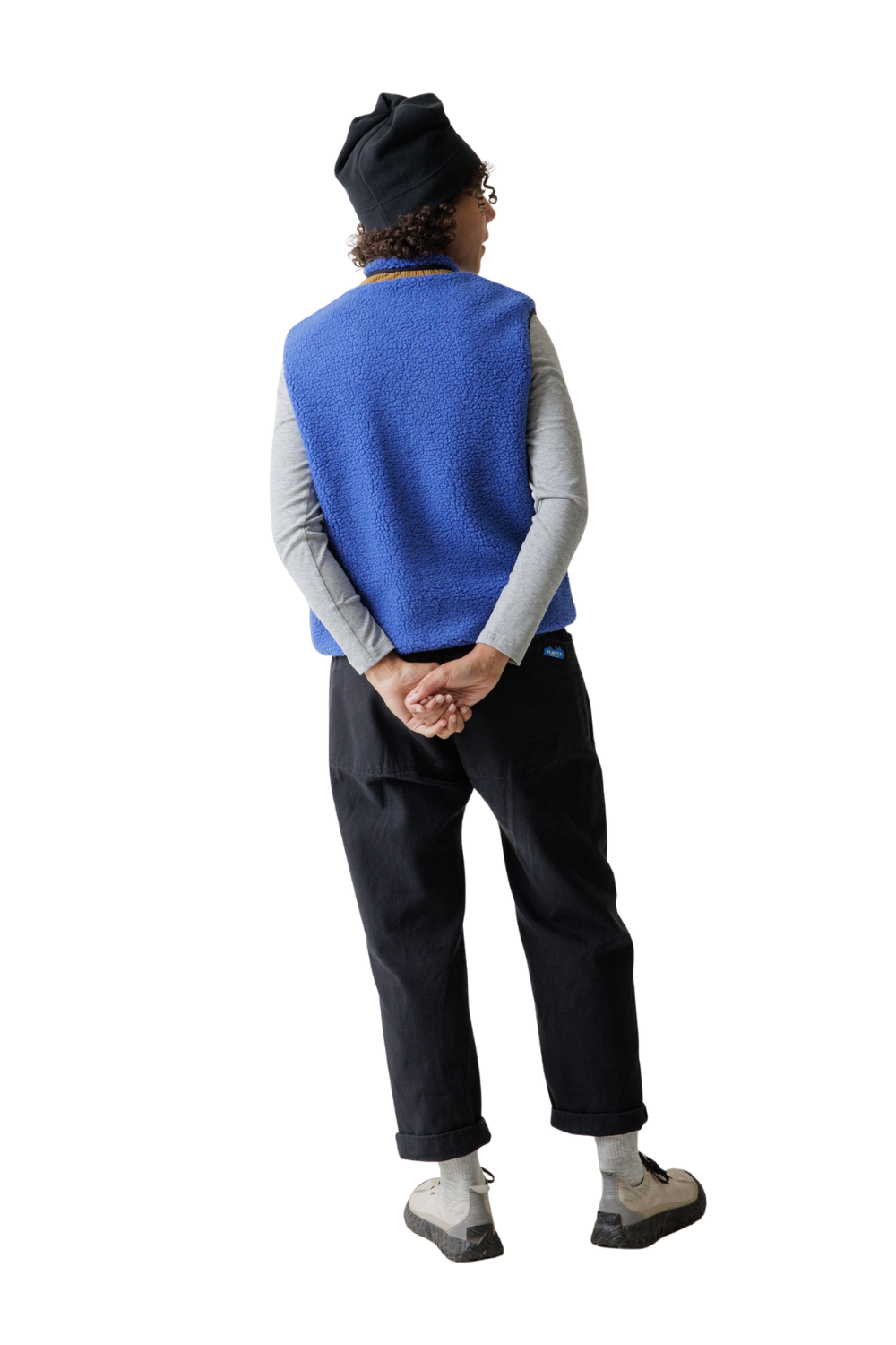 Kavu Ozette Womens Fleece Vest Admiral Blue