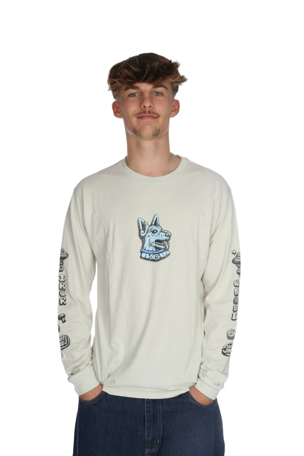 Santa Cruz Winkowski Dog Long Sleeve T-Shirt Mist