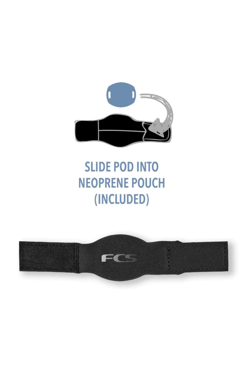 FCS Pod X Sharkbanz Black