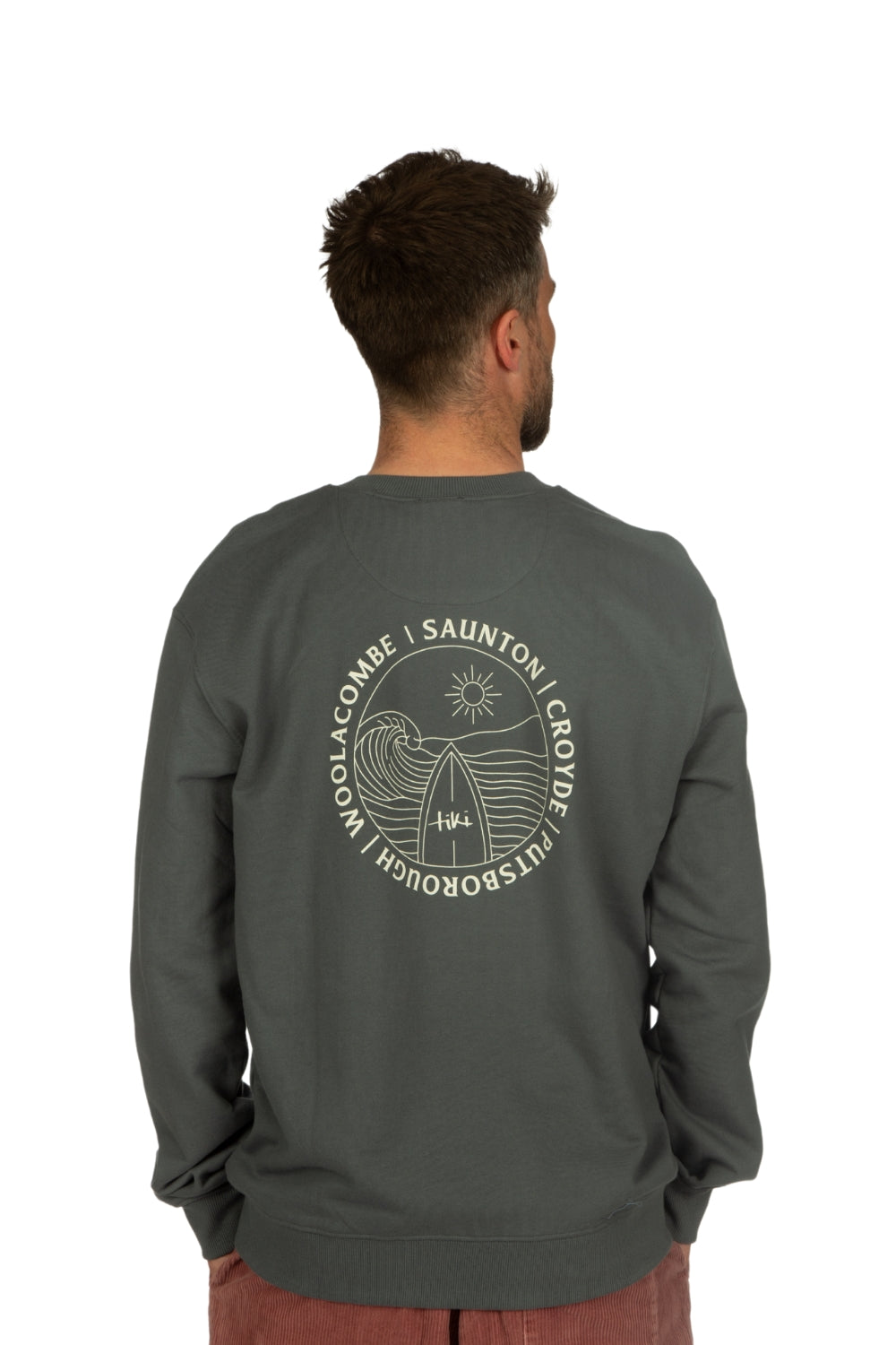 Tiki North Devon Crew Charcoal