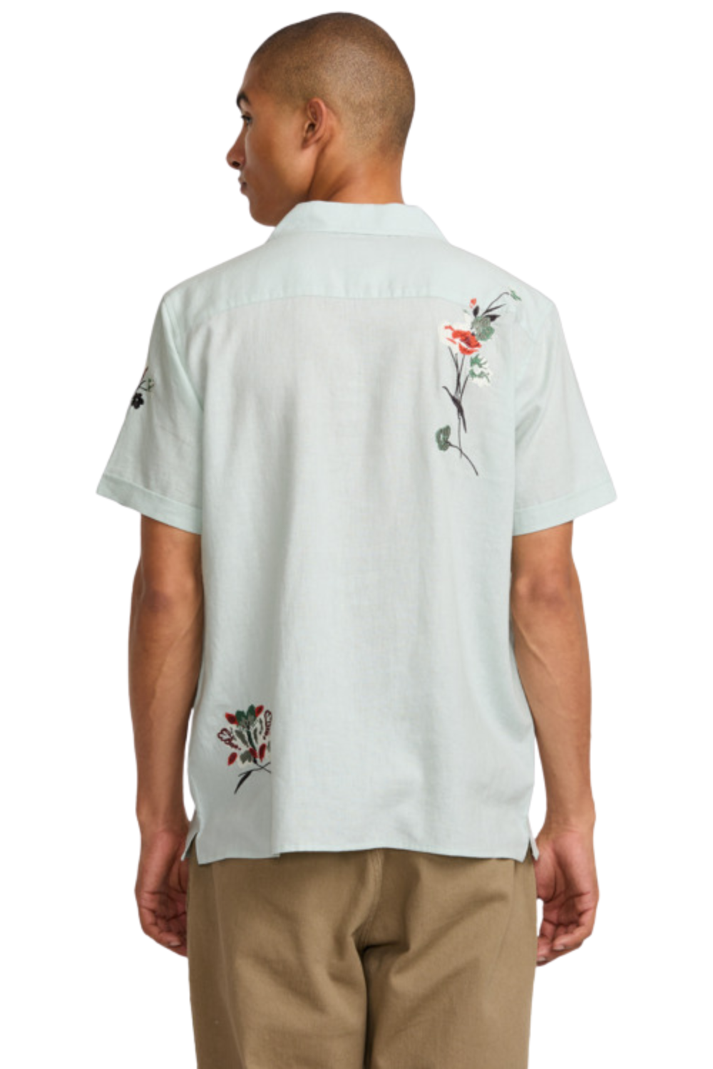RVCA Nectar Short Sleeve Shirt Green Tea