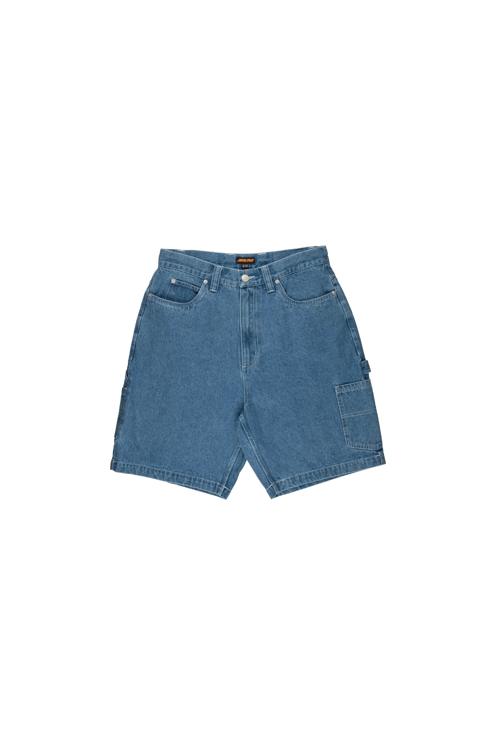 Santa Cruz Mens Carpenter Big Shorts Classic Blue