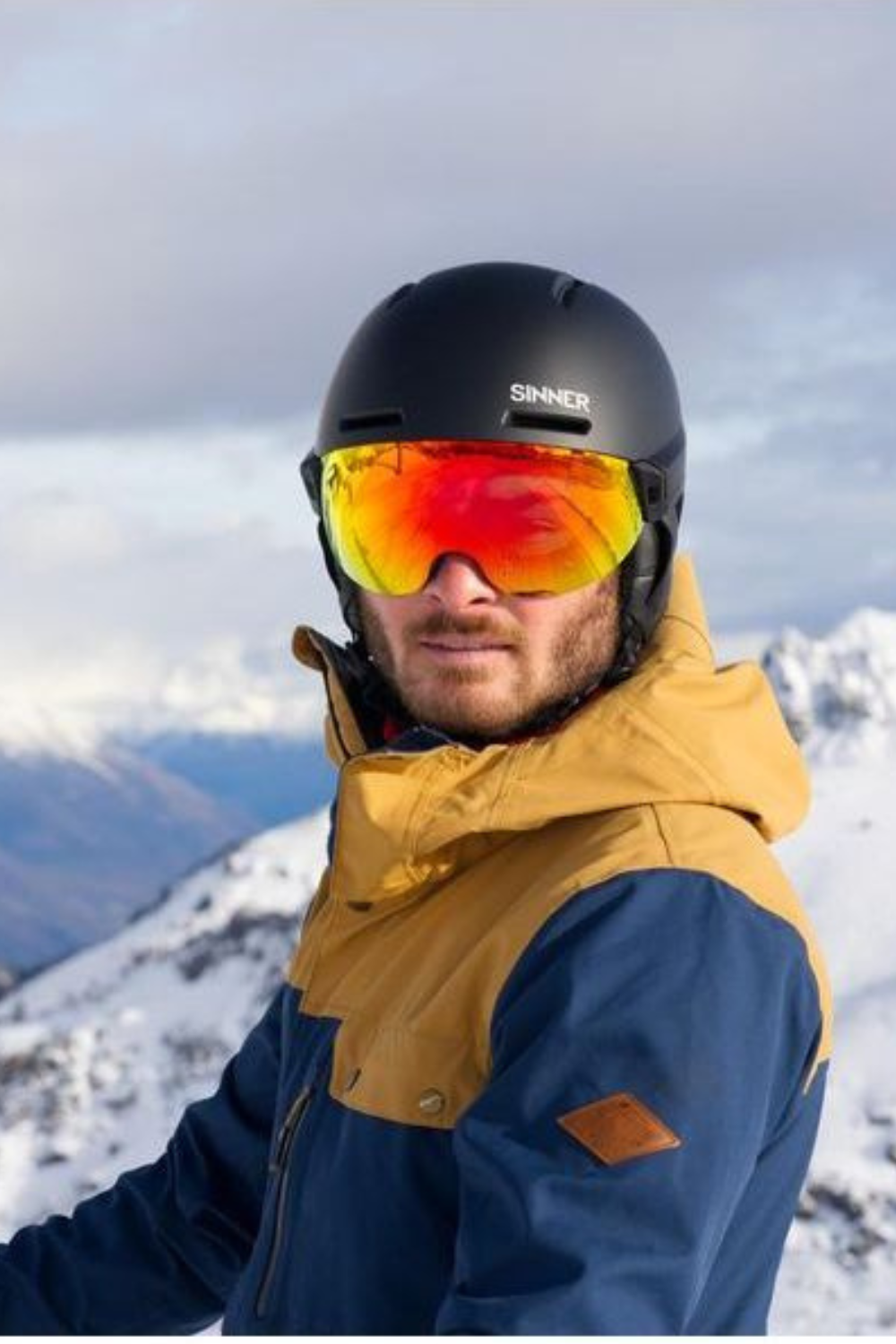 Sinner Montblanc Visor Helmet Matte Black