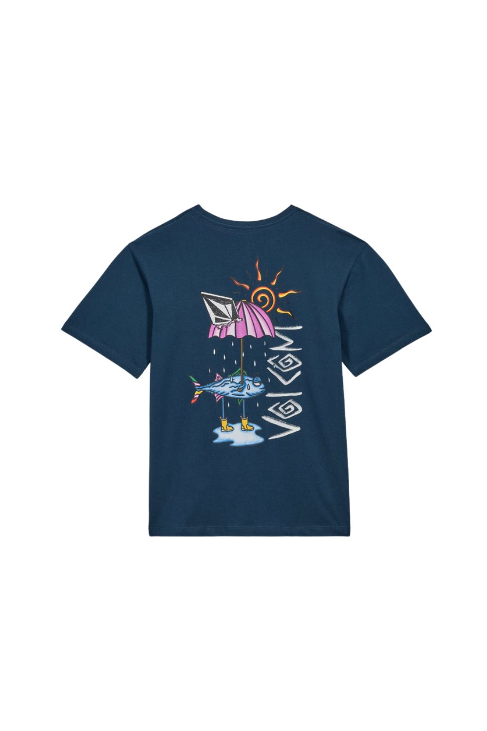 Volcom Sunfish Kids T-Shirt Dust Bowl Indigo
