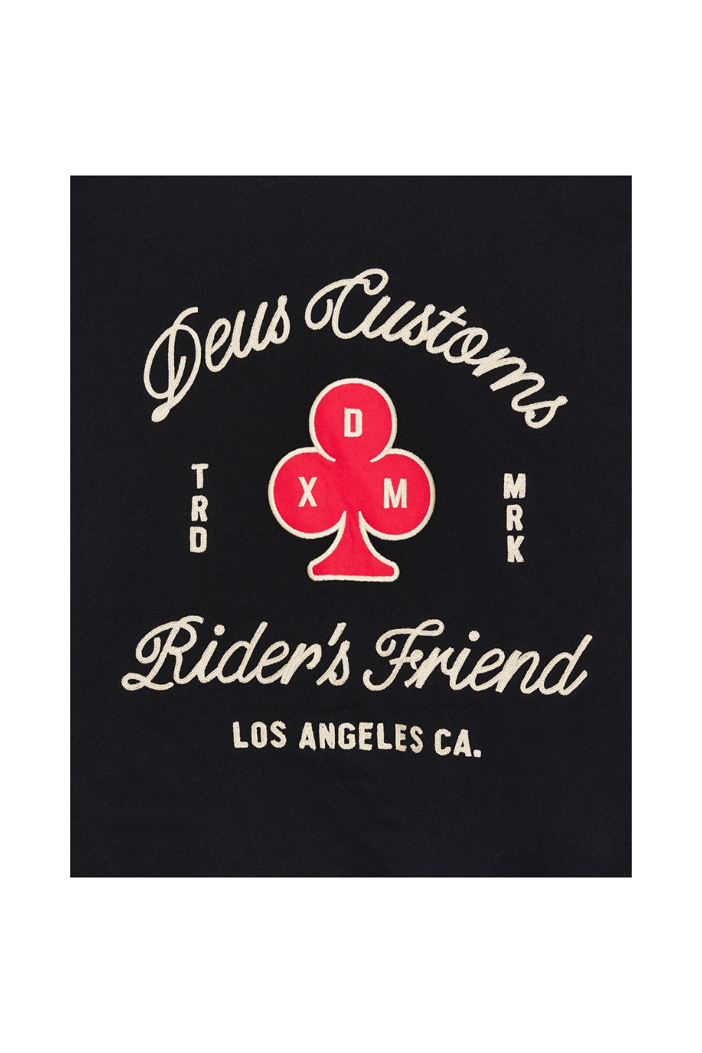 Deus Basto Full Zip Hoodie Black