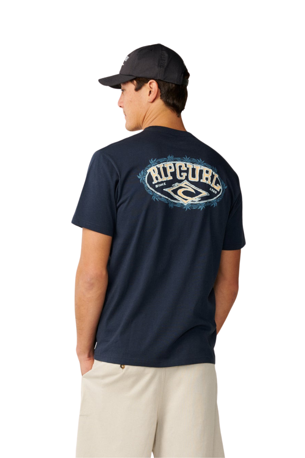 Rip Curl Disorder Oval Mens T-Shirt Navy