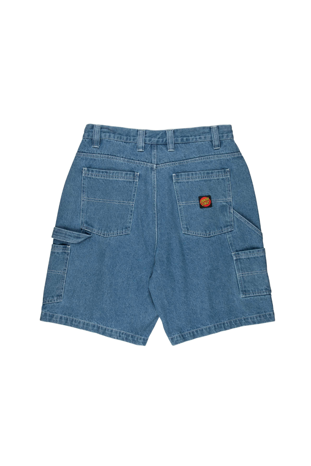 Santa Cruz Mens Carpenter Big Shorts Classic Blue