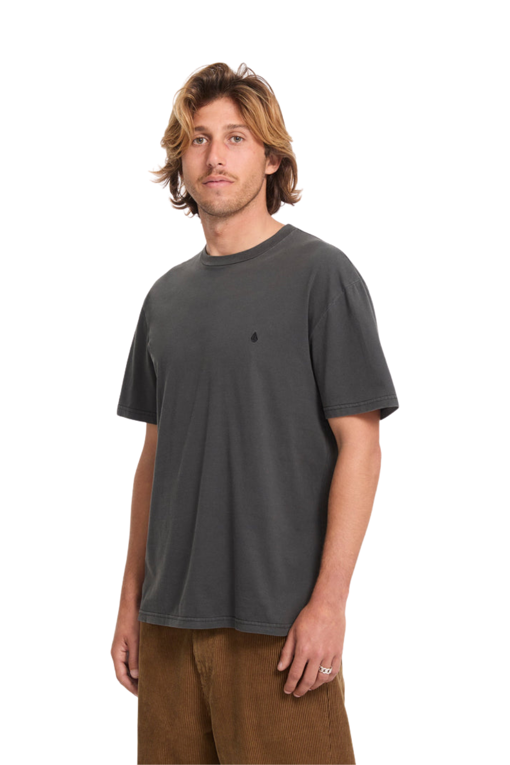 Volcom Solid Stone Mens T-Shirt Black