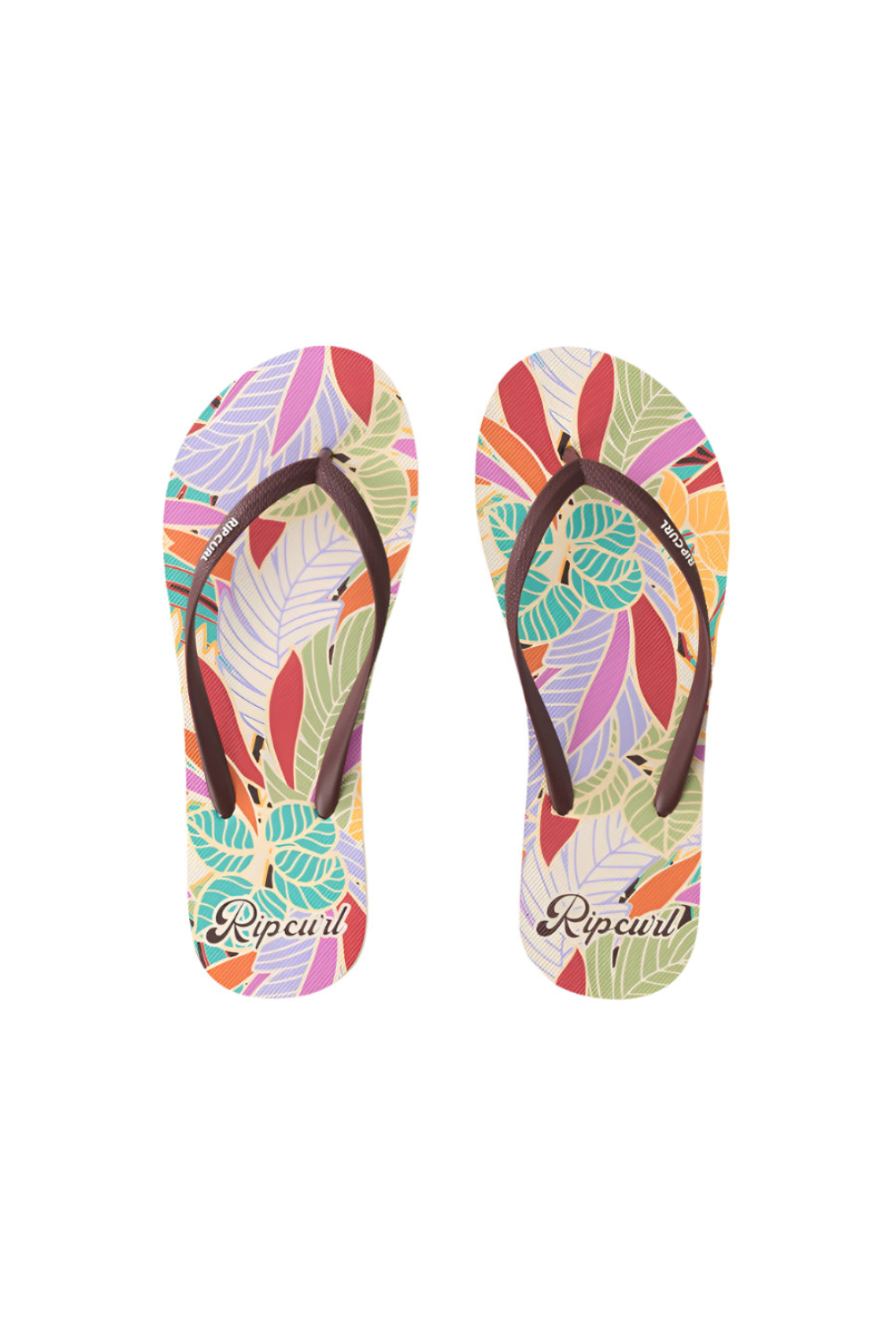 Rip Curl Mixed Bloom Womens Flip Flop Floral Brown