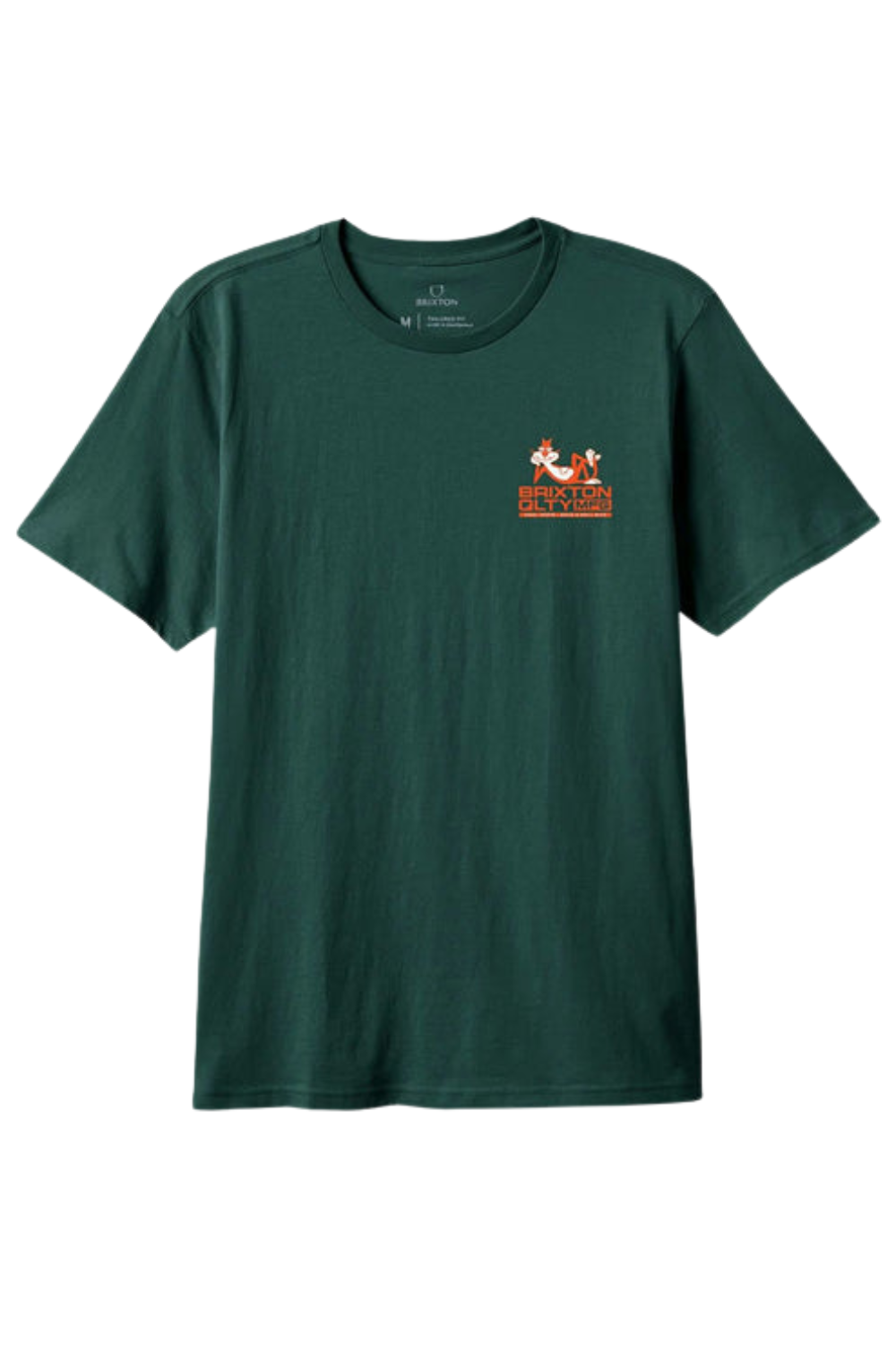 Brixton Cool Cat Short Sleeve Standard T-Shirt Deep Emerald