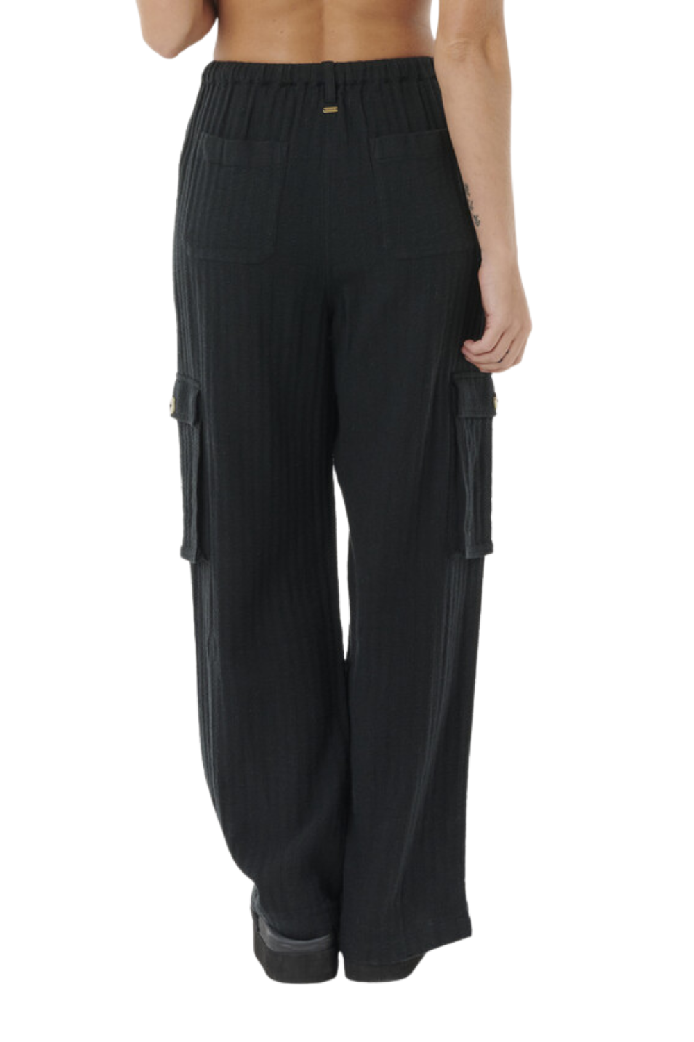 Rip Curl Oceanic Textured Pant Washed Black