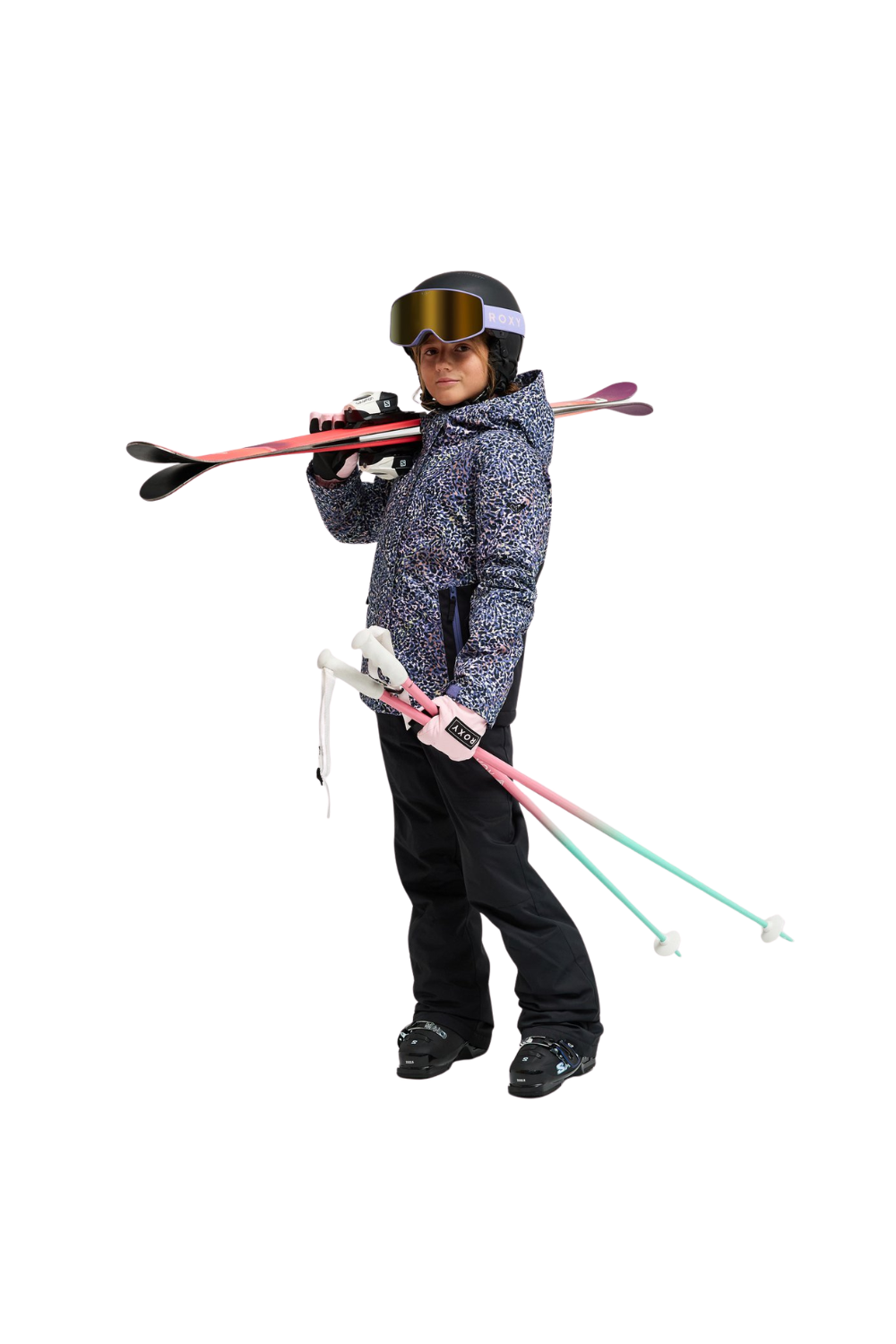 Roxy Snowflare 10K Girls Technical Ski & Snowboard Jacket True Black