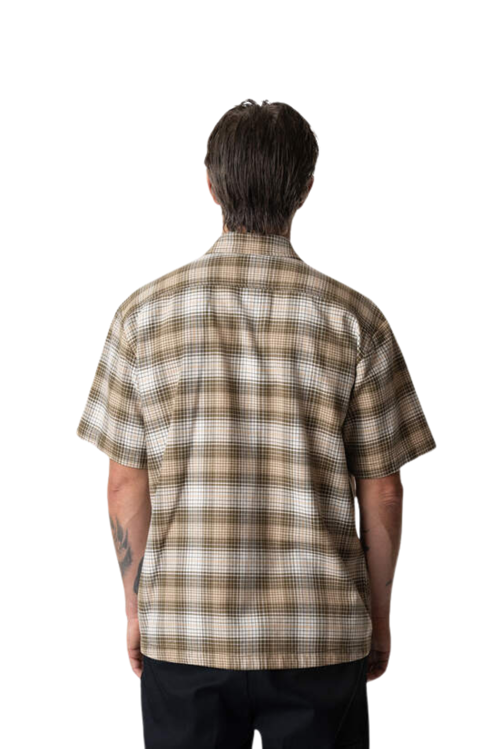 Dickies Mike Anderson Check Short Sleeve T-Shirt Dark Olive