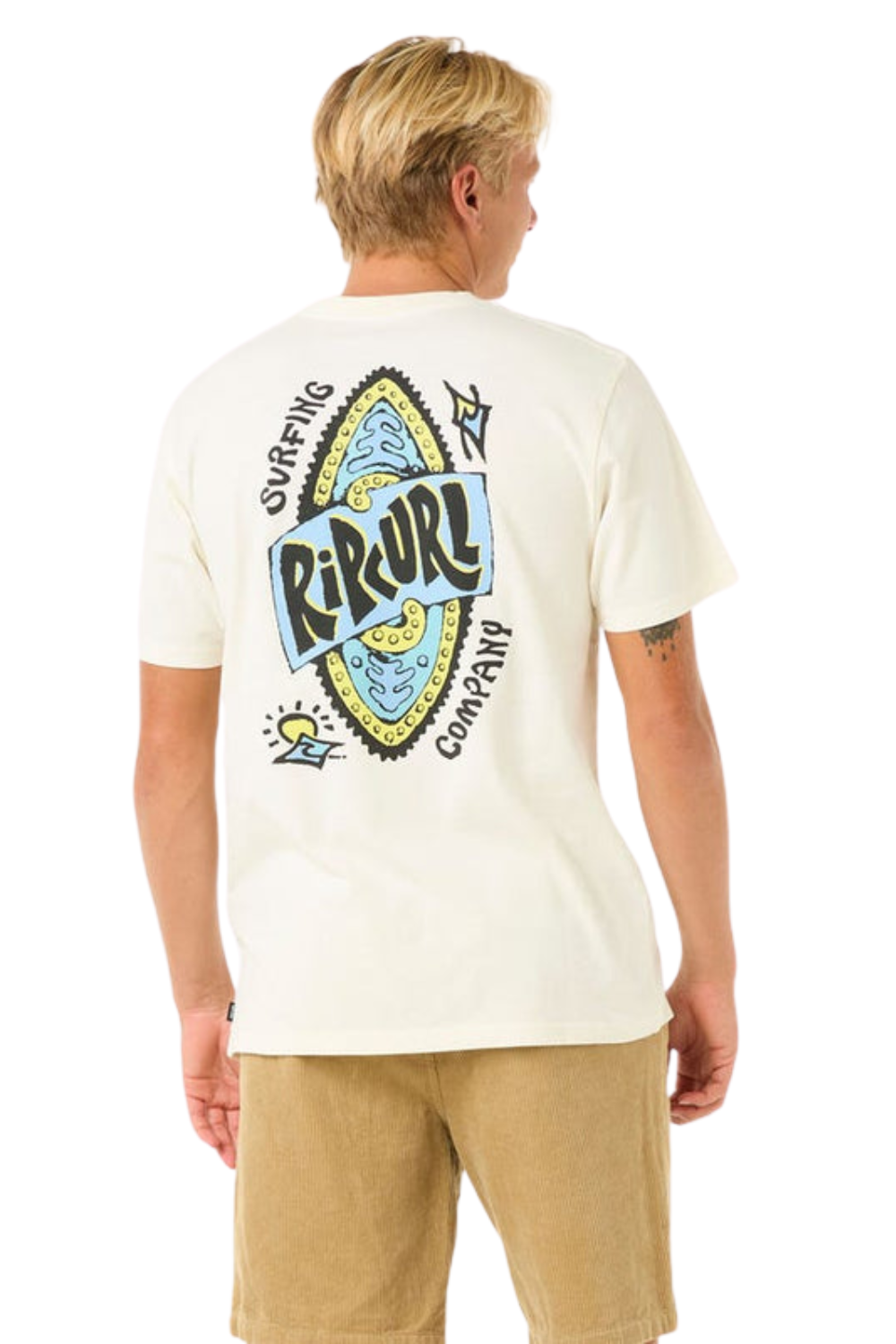 Rip Curl Shield T-Shirt Bone