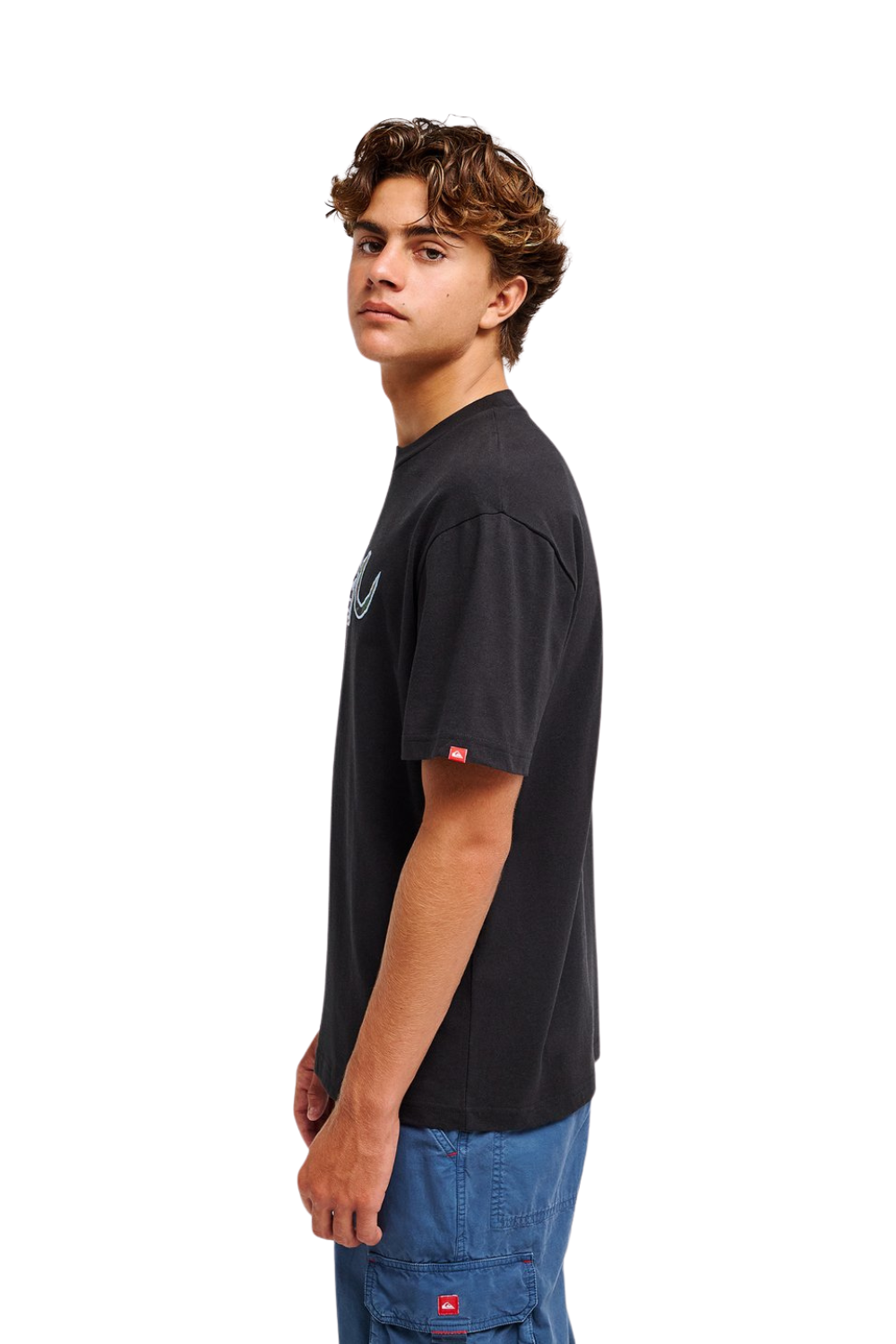 Quiksilver Young Guns Vortex Mens T-Shirt Black