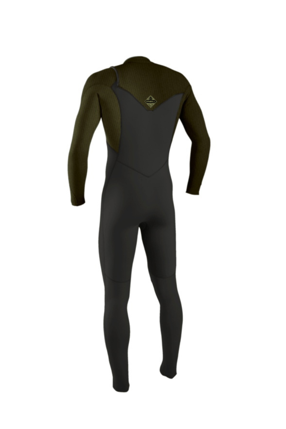 O'Neill Hyperfreak 3/2+ Mens Wetsuit Chest Zip Raven/Army