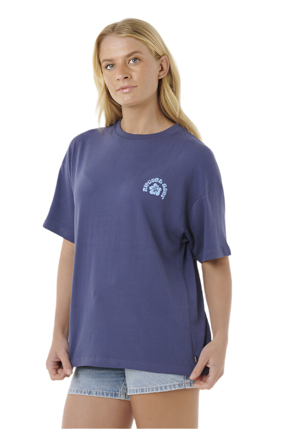 Rip Curl Luxe Surf Heritage T-Shirt Navy