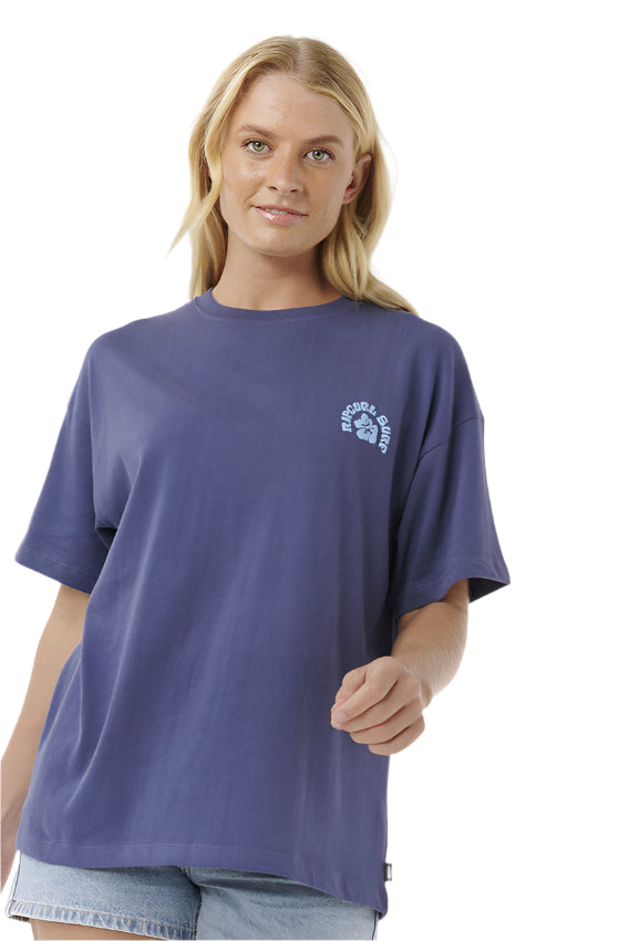 Rip Curl Luxe Surf Heritage T-Shirt Navy