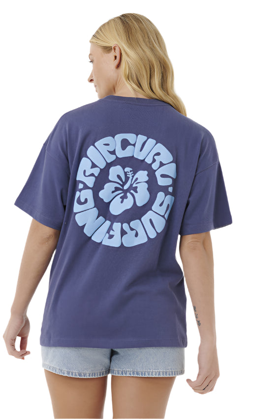 Rip Curl Luxe Surf Heritage T-Shirt Navy