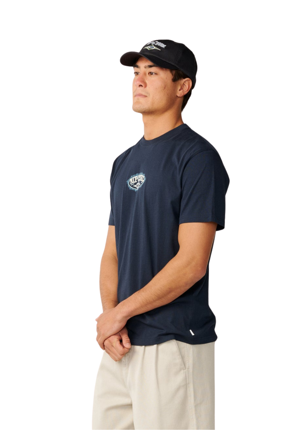 Rip Curl Disorder Oval Mens T-Shirt Navy
