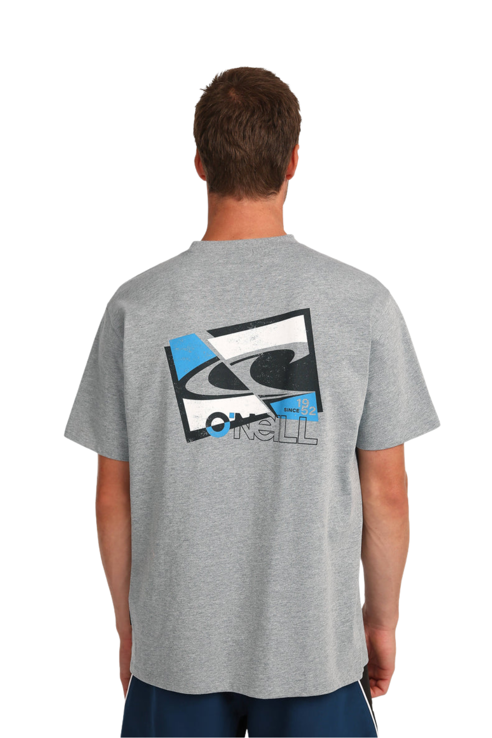 O'Neill Essentials 90'S Mens Graphic T-Shirt Silver Melee