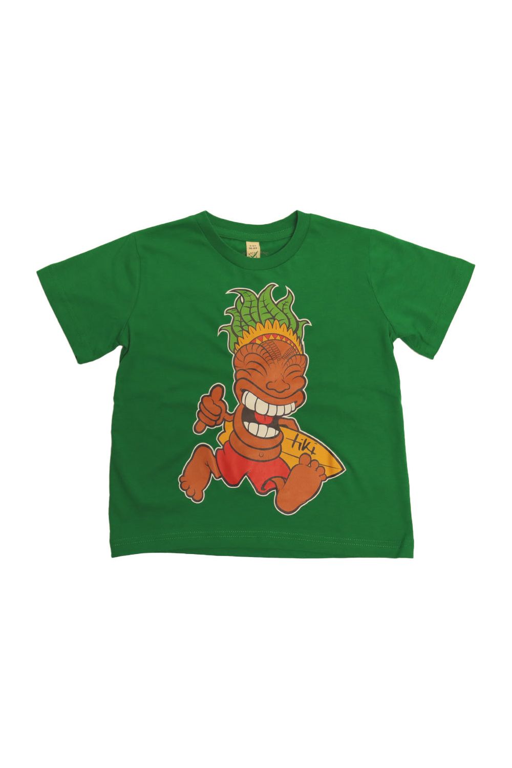 Tiki Man Youth Short Sleeve T-Shirt Kelly Green