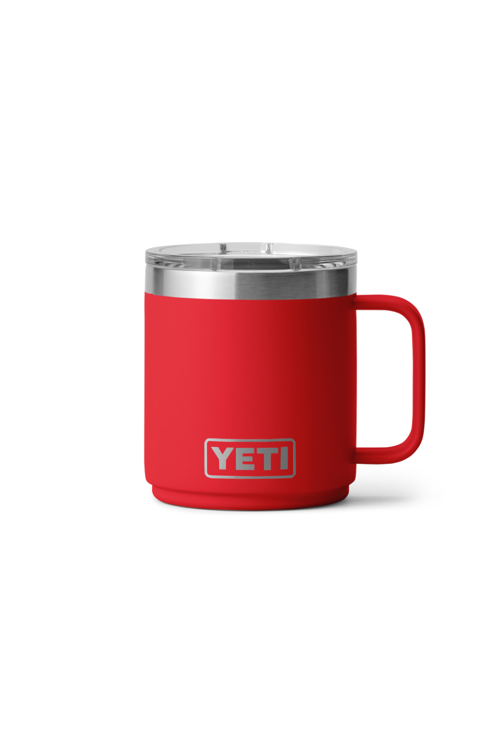 Yeti Rambler 10 Oz Stackable Mug With Ceramic Lining Rescue Red