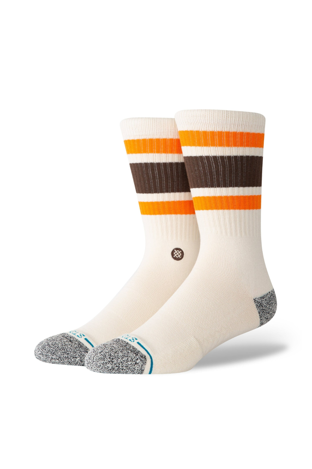 Stance Boyd Crew Socks Off White