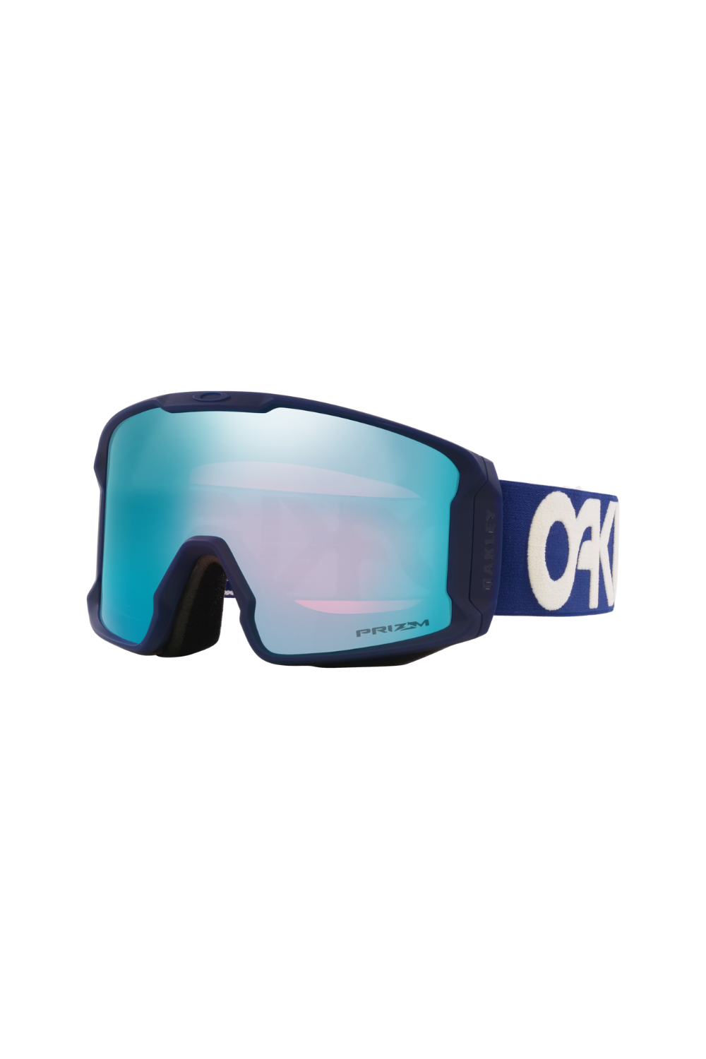 Oakley Line Miner L Snow Goggles Prizm Snow Sapphire Iridium Lenses, Matte Navy Strap