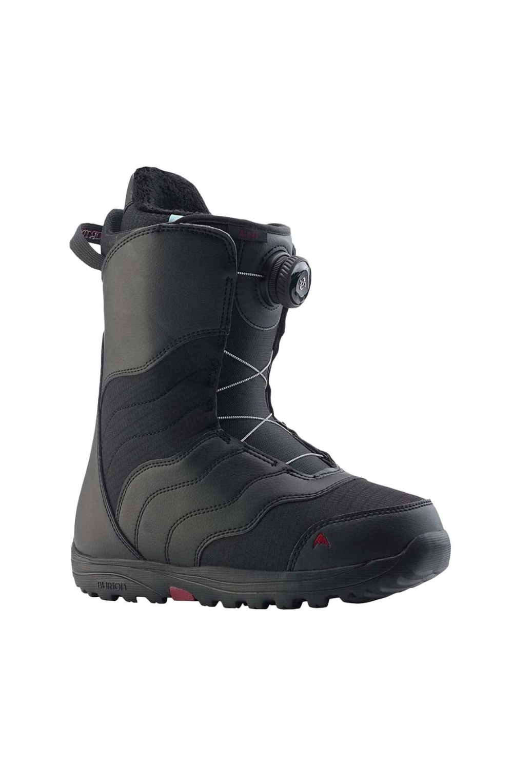 Burton Womens Mint Boa Snowboard Boots Black