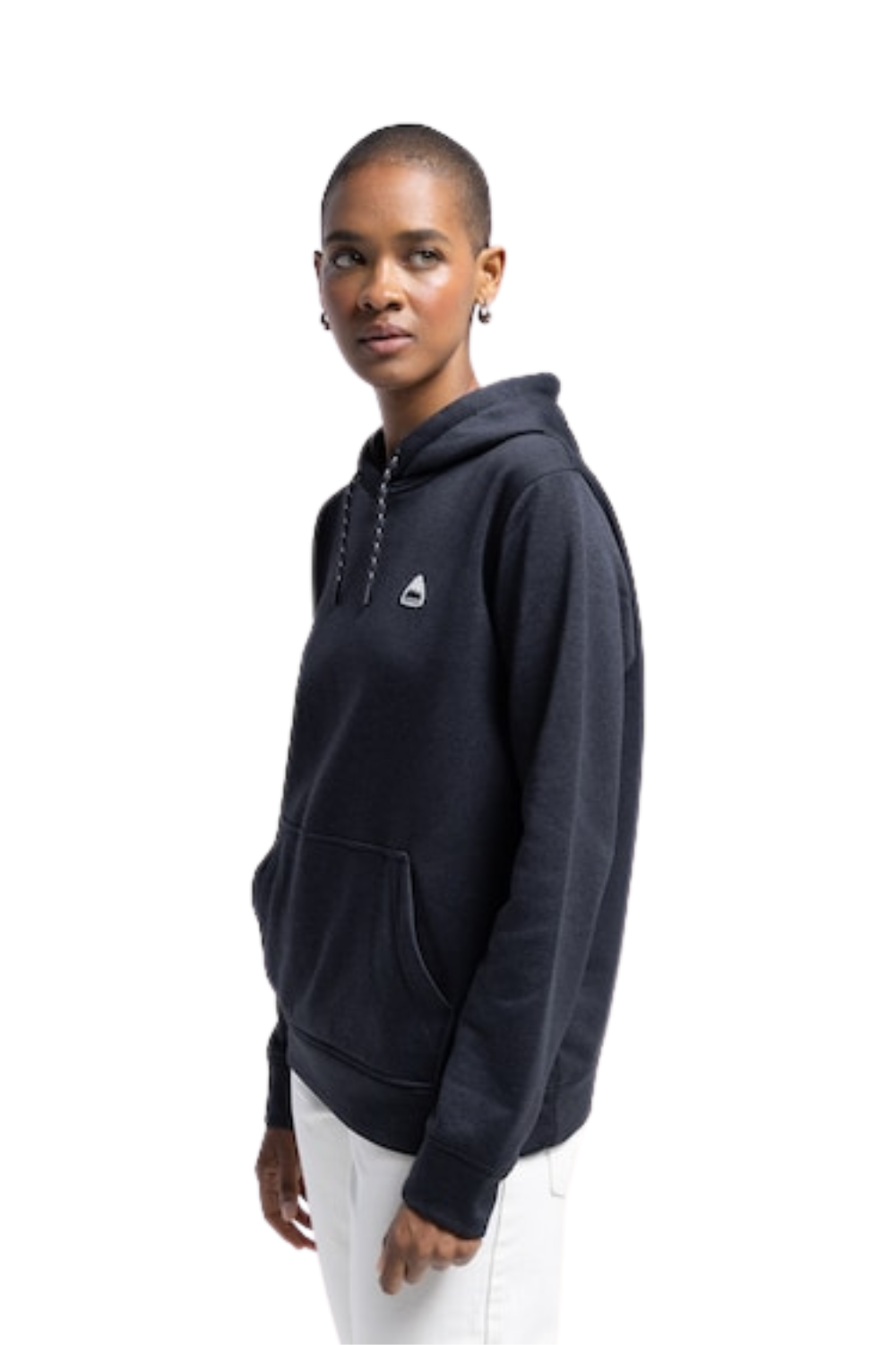 Burton Womens Oak Pullover Hoodie True Black Heather