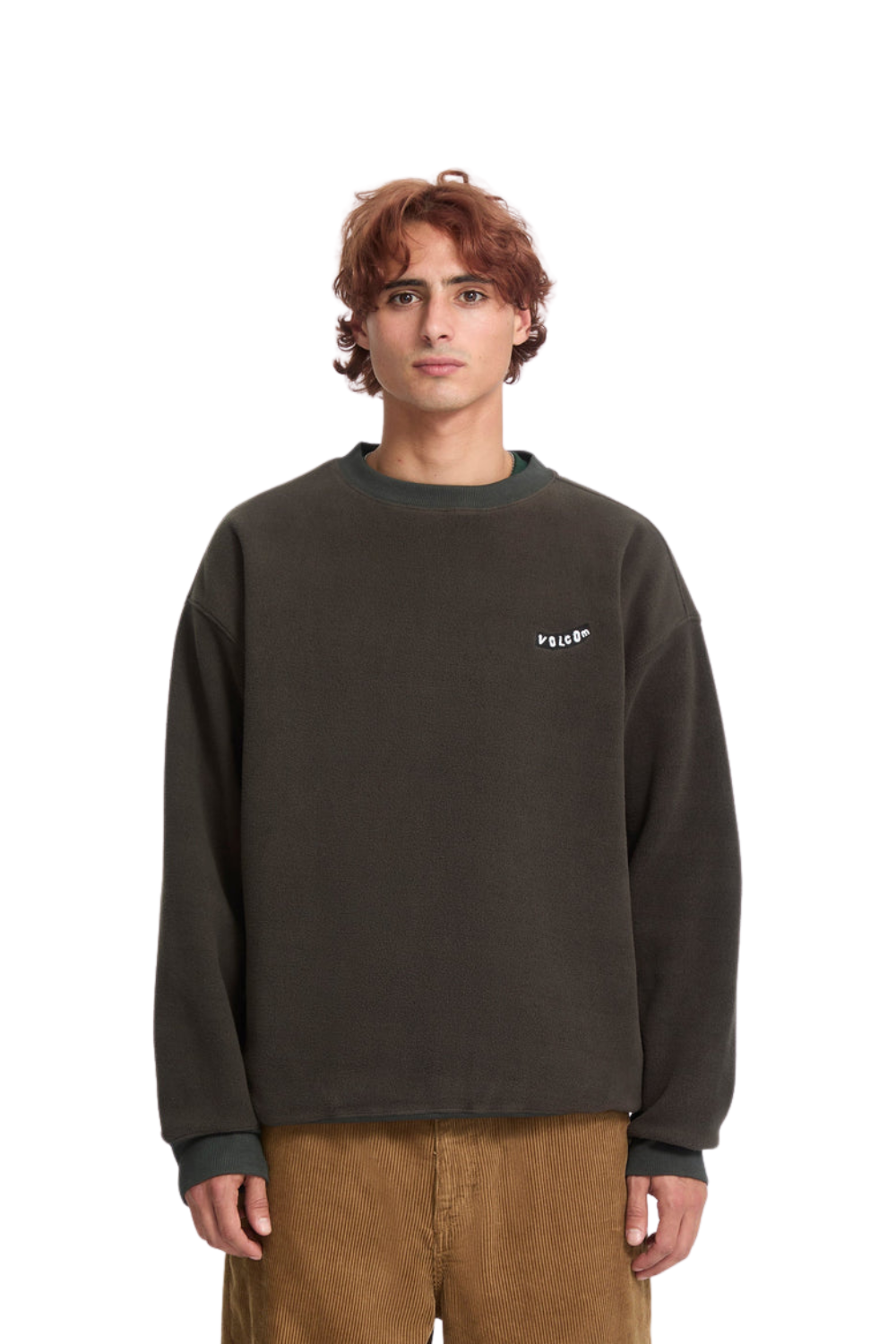 Volcom Too Kool Sweatshirt Rinsed Black