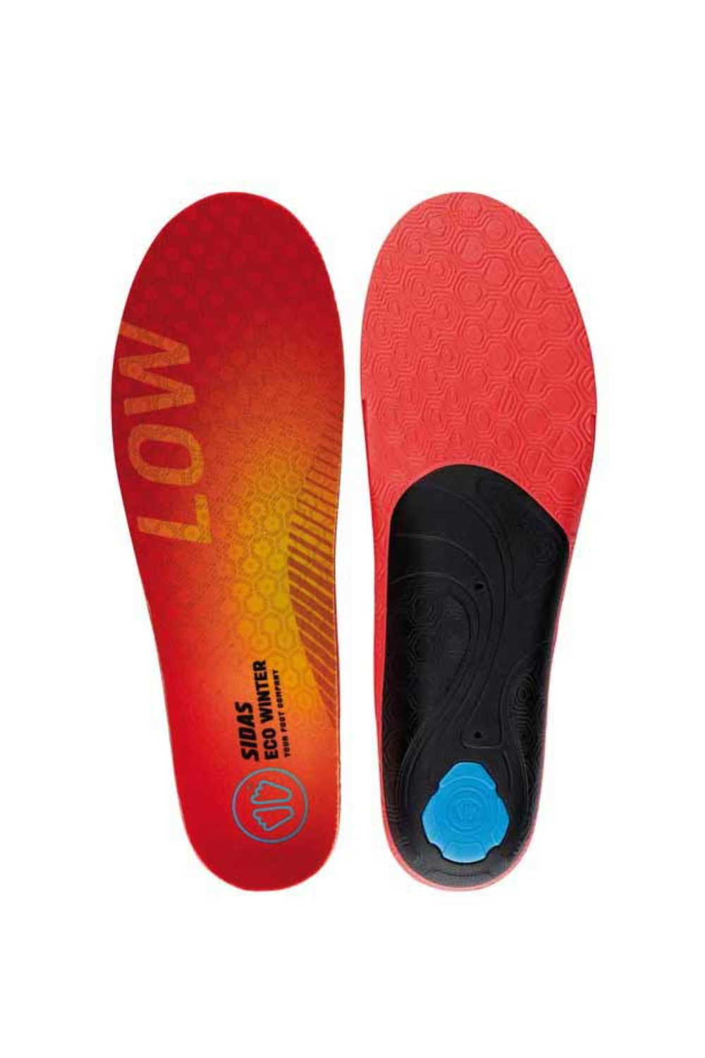 Sidas 3Feet Eco Winter Low Arch Insoles Orange