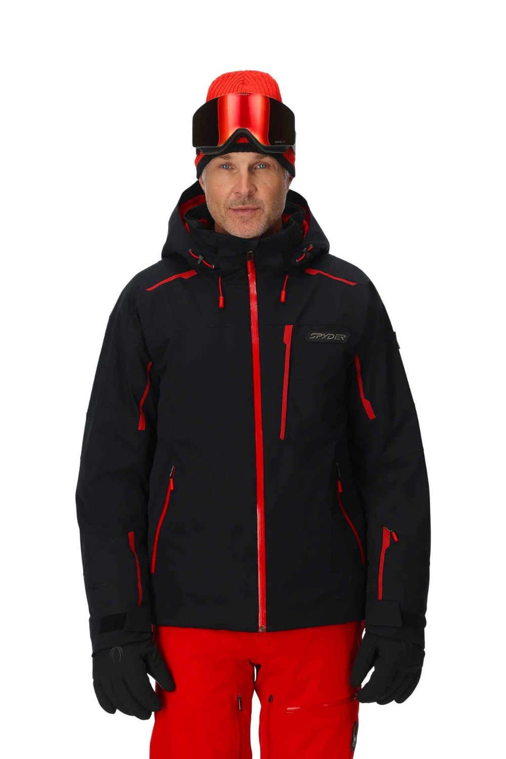 Spyder Mens Leader Insulated Snow Jacket Black Escape