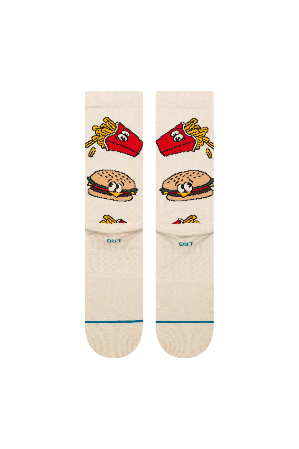Stance Combo Meal Crew Socks Tan