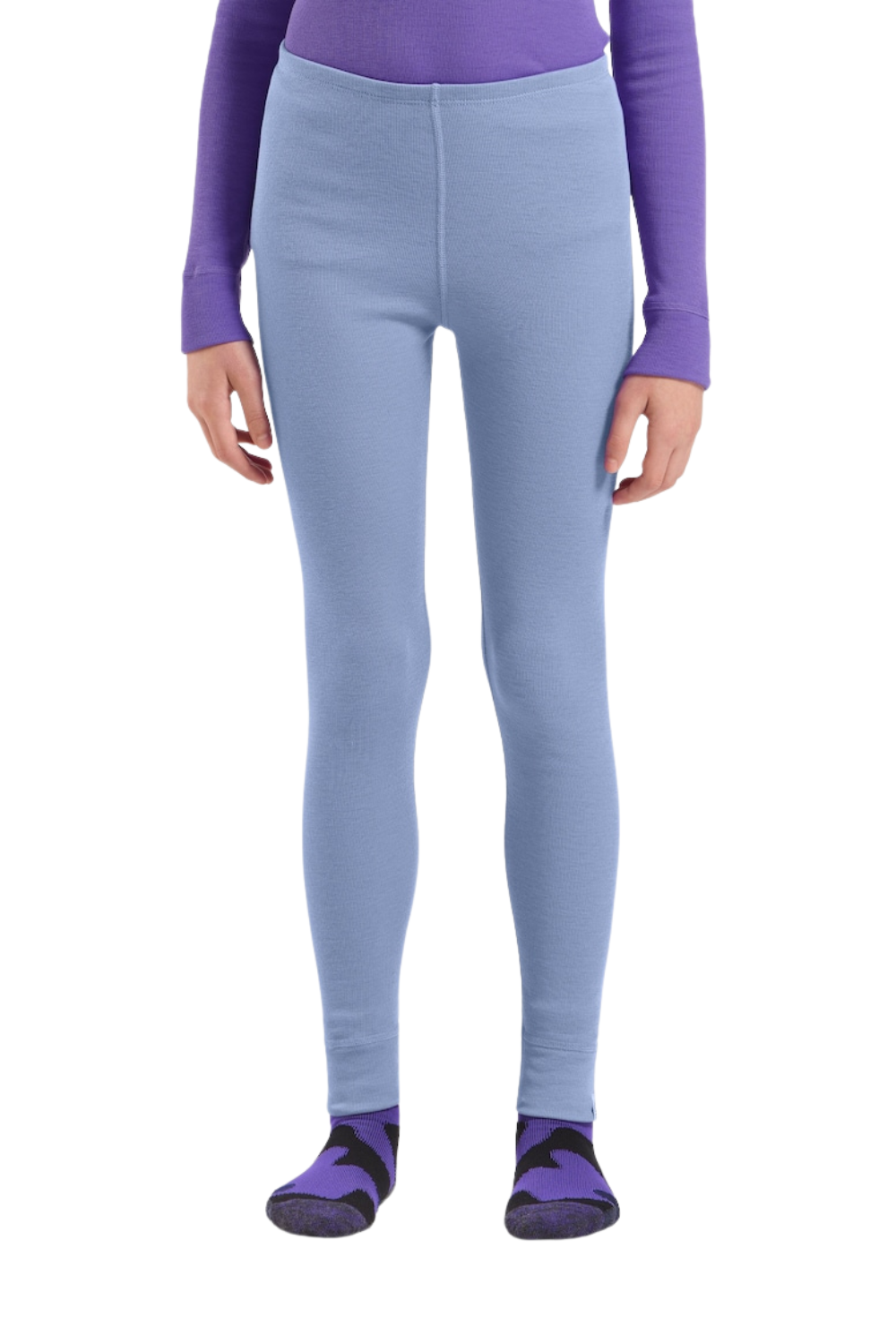 Odlo Active Warm Kids Base Layer Pants Blue Heron