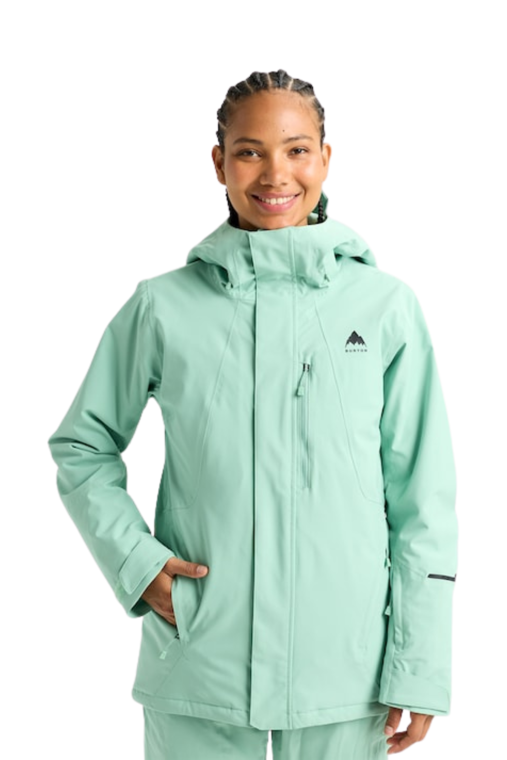 Burton Womens Reserve 2L Insulated Stretch Snow Jacket Soft Sage